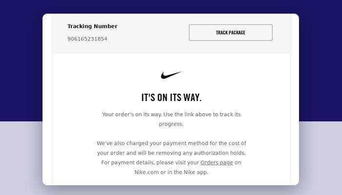 Order store tracking nike