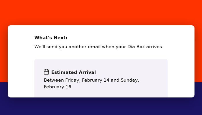 the estimated delivery date