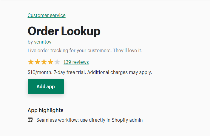 Order Lookup