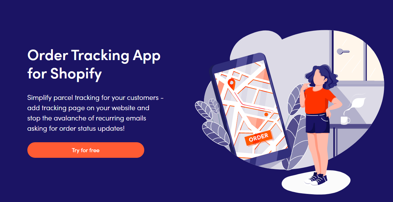 Trackr Shopify Order Tracking App